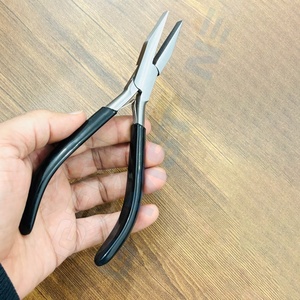 Hair <b>Extension</b> Pliers Professional Micro Ring <b>Bead</b> Tool Flat Nose Pliers 7 Inch Stainless Steel with Non-Slip Handle - Product Image 6