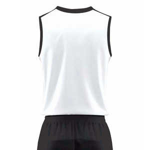 Uniforme de basketball imprimé respirant de haute qualité, sans manches, grande taille, personnalisable, vêtements d'équipe sportive 100% - Product Image 6