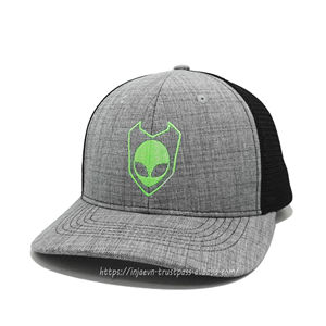 Sombrero de camionero con logotipo bordado con tela de algodón 100% Sombreros de camionero 6 paneles de malla trasera de alta calidad en Vietnam - Product Image 2