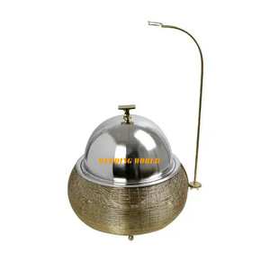 Calentador de Comida de Metal, Nuevo Diseño Artesanal, Cazuela de Lujo, Nuevo Calentador de Comida de Metal Más Vendido - Product Image 4