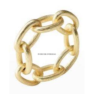 Anneaux de serviette de luxe en métal de qualité supérieure plaqué or de haute qualité, aspect attrayant de fleurs et de bourgeons, au prix le plus bas - Product Image 6