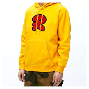 Superbe qualité pull pour hommes Chenille broderie sweats à capuche coton mélangé polaire imprimé basiques pour l'hiver personnalisable - Product Image 3