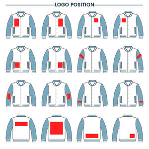 Veste universitaire décontractée vintage unisexe, nouvelle mode, veste de baseball varsity personnalisée, bomber en molleton chauffant, logo frontal - Product Image 4