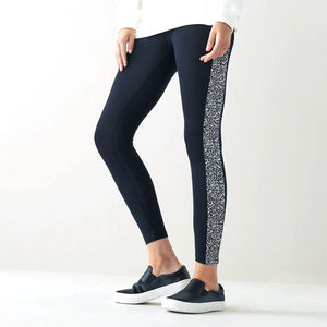 2024 vente en gros meilleure qualité mi-taille Vintage femmes Leggings personnalisable respirant multicolore longueur Midi - Product Image 1