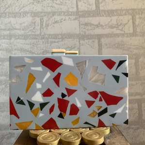 Pochette en résine nouveau modèle sacs à main pour femmes sacs pour dames sacs en métal pour femmes sacs à main pour femmes mini sacs pour femmes au prix d'usine en gros - Product Image 1