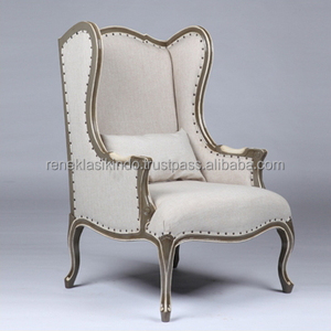 Chaises de bureau, numéro de série 2304, fabriquées en bois d'acajou de haute qualité avec rembourrage en mousse et tissu doux. - Product Image 1