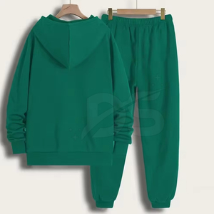 ชุดวอร์มผู้ชายแบบมีฮู้ด สีสันใหม่ ปรับแต่งได้ สำหรับฤดูหนาว ผ้าฝ้าย 100% ระบายอากาศดี ทนทาน คุณภาพสูง - Product Image 2