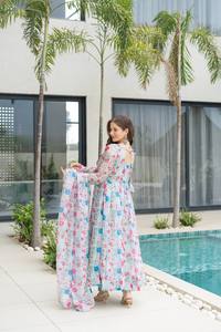 Nuevo Vestido de Fiesta con Diseño de Alta Costura, Georgette Pesada con Bordado de Lentejuelas, Dupatta, Estilo Casual Reversible, Estilo Indio - Product Image 3