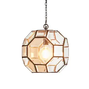 Прозрачная Подвесная лампа в форме футбольного мяча