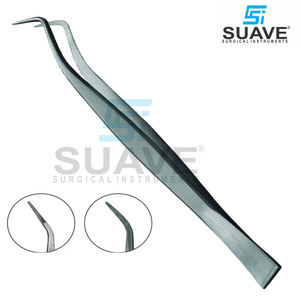 Pinzas curvas de acero inoxidable para uso médico duradero, pinzas para oreja y nariz, cuidado de la salud por INSTRUMENTOS QUIRURGICOS SUAVE - Product Image 2