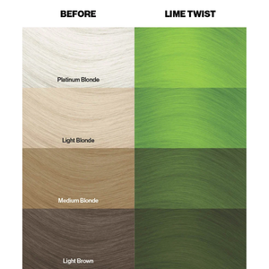 Tinta per Capelli Semi-Permanente Crazy Color Lime Twist, Vegana, Senza Ammoniaca, Colore a Lunga Durata - Product Image 4