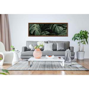Oak Wood Decor <b>Poster</b> <b>Frame</b> Luxury Classical Style 53 X 158 cm MDF Photo <b>Frame</b> with Glass Front Painting Surface for Photos - Product Image 2