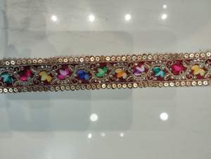 Lentejuelas Encaje Trim Thread Lace Border Ofertas en venta al por mayor - Product Image 6