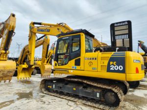 Excellent Performance Japan Komatsu PC200-8 20-Tons Crawler Excavator for Sale Used Cheap Price Including Motor Gear Bearing - Product Image 4