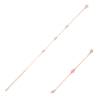 Star Design Plain Design <b>Charm</b> <b>Bracelet</b> 925 <b>Sterling</b> <b>Silver</b> Handcraft Wholesale Turkish Jewelry - Product Image 6