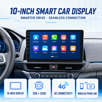 Autoradio Android 10,1 pouces 4G LTE GPS CarPlay sans fil Android Auto DSP Écran tactile SIM unique en option DVR