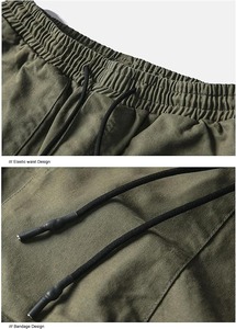 กางเกงคาร์โก้ลำลองผู้ชาย MONO RIDERS ผ้าอ๊อกซ์ฟอร์ดคุณภาพสูง ไซส์ใหญ่ หลายกระเป๋า ซับในขนแกะ ปิดด้วยเชือกผูก - Product Image 4