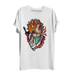 T-shirt Ichigo Kurosaki pour le costume d'anime Bleach, avec des personnages de princesse et de demoiselle d'honneur, incluant des robes, des jupes, un haut et des composants de cape - Product Image 2