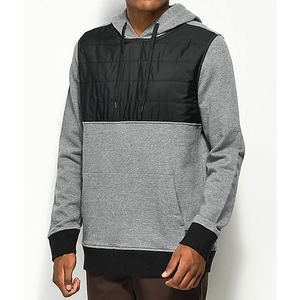 Sweat à capuche surdimensionné pour homme, matière personnalisée de haute qualité, polaire, tissu doux lavé personnalisé, pull d'hiver, technique brodée, uni - Product Image 1