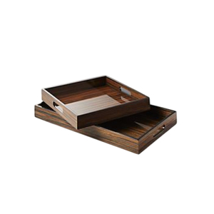 ถาดไม้สำหรับวางบนโต๊ะกาแฟทันสมัยใหม่อุปกรณ์ทำจากไม้อุปกรณ์ทำเส้นก๋วยเตี๋ยวของหวานถาดเสิร์ฟ - Product Image 1