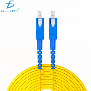Câble de modem Internet à fibre optique GJXFH de 1,5 mètre, 12 fibres, gaine PVC, conducteur à brins, renfort fil d'acier, cordon de brassage pour installation aérienne - Product Image 2