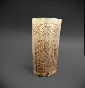 Vaso de Cuerno de Búfalo Hecho a Mano para Bebidas, Elegante Taza para el Hogar, Restaurante, Bar, Vaso de Cuerno Natural Pulido por AALIYAN IMPEX - Product Image 6