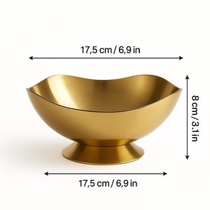 New Design Low Price Modern Luxury Bowls Metal Party India Bulk Order - Product Image 2