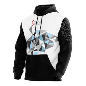 เสื้อฮู้ดโอเวอร์ไซส์พิมพ์ลายสตรีทแบบสวมหัวเสื้อสเวตเตอร์โพลีเอสเตอร์แบบซับลิเมชันสำหรับฤดูหนาวใส่โลโก้ได้ตามต้องการ3D - Product Image 2