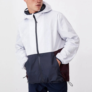 Vestes et manteaux coupe-vent à capuche pour hommes, imperméables, pour la randonnée en plein air, veste de pluie à fermeture éclair, vêtements d'extérieur, veste pour hommes - Product Image 1