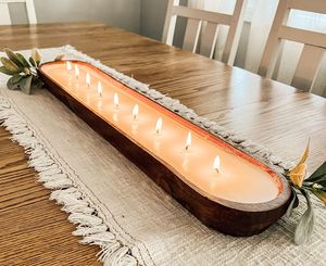 Bol à pâte en bois massif fait à la main, résistant au feu |   Artisanat de qualité supérieure |   Fournisseur en gros - Product Image 1