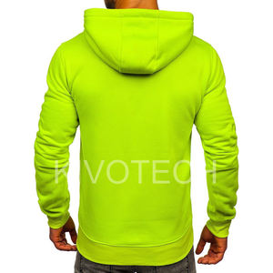 K_T Customize Winter Pullover Unisex Hoodies High Quality Fleece Kangaroo Style Digital Printing Polyester/Cotton - Product Image 2