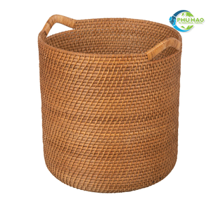 CESTA DE RATÁN hecha a mano vietnamita, cestas de mimbre de fibra Natural de alta calidad para una personalización elegante de la decoración del hogar - Product Image 5