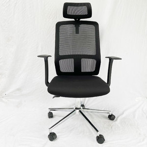 Silla de Oficina Ergonómica HOM1056-01 con Base Giratoria, Altura Ajustable, Diseño Contemporáneo para Talleres, Material de Espuma y Tela - Product Image 4