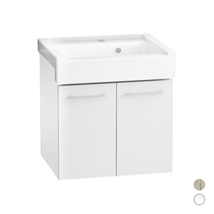 Mueble de Baño Suspendido con Lavabo de Cerámica de 2 Puertas - Product Image 3