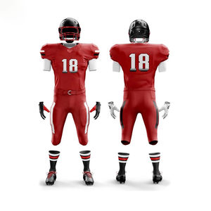 Uniforme de Fútbol Americano Unisex Personalizable y Elegante, Ropa Deportiva de Equipo Transpirable de Alta Calidad, Conjuntos de Manga Corta, Tallas Grandes - Product Image 5