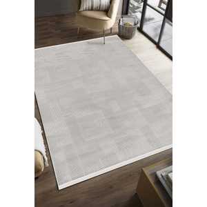 Tapis d'intérieur Netline 100% acrylique AK004, gris moderne Akasya, pour la maison - ne perd pas ses poils, facile à nettoyer et durable pour la chambre à coucher, le bureau, la chambre d'enfant - Product Image 3
