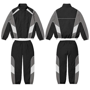 Veste et pantalon de survêtement légers imperméables en polyester 100 % sur mesure, taille plus, coupe-vent léger pour hommes 2026 - Product Image 2