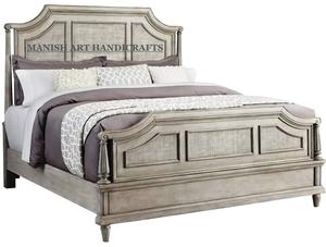 Antique Royal <b>Bed</b> Modern Luxury Premium Solid <b>Wood</b> Carved Furniture American Living Room Foldable Extendable Storage <b>Bed</b> - Product Image 4