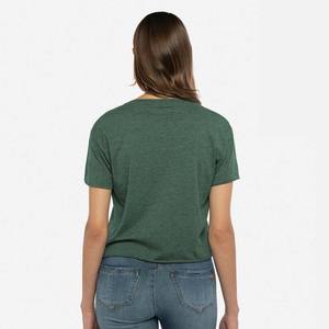 T-shirt court pour femmes Next Level Ladies Festival Cali, 65/35 polyester/coton peigné filé à l'anneau, jersey 40 fils, coupe régulière - Product Image 2