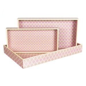 Bandeja para servir aperitivos de madera de mango elegante y decorativa, plato de cena Rectangular para pan, pastel, regalo, plato de madera para servir - Product Image 1