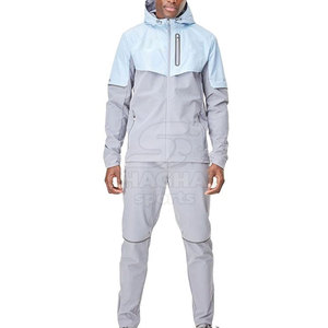 Conjunto de Ropa de Dos Piezas Tipo Cortavientos de Fácil Ajuste con Sensación Ligera para Uso Diario Informal - Product Image 6