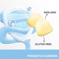 Complément Alimentaire en Gommes Probiotiques, Formule Certifiée GMP et Halal, Bonbons à Croquer Nutritionnels, Vente en Gros OEM