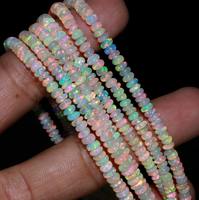 Perles d'opale éthiopiennes multicolores naturelles en vente |   Perles de pierres précieuses naturelles de qualité AAA, évaluation tierce, prix de gros
