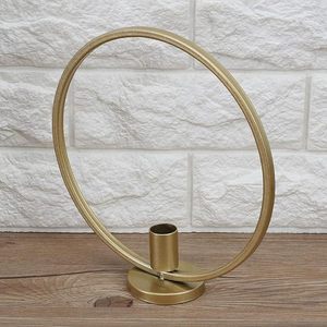 High Quality Handmade <b>Circle</b> Design Candle Holder Metal in Iron Gold Plated Home Decor Candle <b>Light</b> Mold - Product Image 4