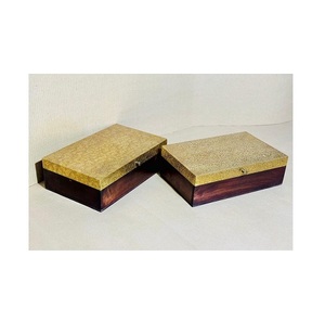 Handmade Modern Design <b>Wood</b> <b>Storage</b> <b>Box</b> Rectangle Shape for Home Decor and Christmas Jewelry Display Manufactured in India - Product Image 1