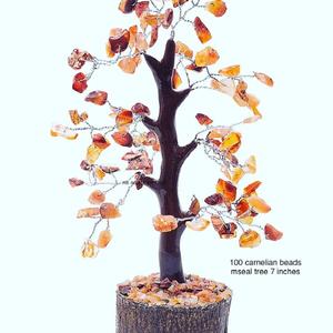 Amatista 300 Chips alambre dorado árbol de piedras preciosas respetuoso con el medio ambiente cristal curativo tallado estatuilla para Año Nuevo chino decoración del hogar - Product Image 5