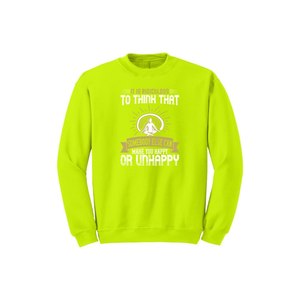 Sweat-shirt en mélange de coton avec des thèmes de bouddha imprimés Style décontracté 12 options de couleur 260-280 Placement de conception personnalisable GSM lourd - Product Image 4