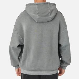 Thick Heavy Blank <b>Hoodie</b> Drop Shoulder <b>Men</b> <b>Sweatshirt</b> 500 460 400 Gsm Custom Logo French Terry Heavyweight Oversized <b>Hoodie</b> - Product Image 4