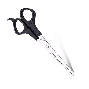 Ciseaux à effiler les cheveux avec poignée en plastique 6.6 "Ciseaux à effiler durables pour coiffeur avec repose-doigt fixe - Product Image 3