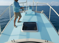 Yate Deportivo de Aluminio Soldado UBI 88, para Pesca, 8 Metros, 8 Pasajeros, 35-40 Nudos, 115-300 HP, para Navegación Fluvial, Patrullaje, Turismo y Transporte